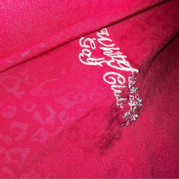 Hot Pink Leopard Cheetah Pattern Quarter-Zip Pullover SOOO CUTE! Size: Large - Picture 10 of 10